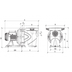 Hovuz üçün Nasos  “EVROSWIM"  200M Aqua  